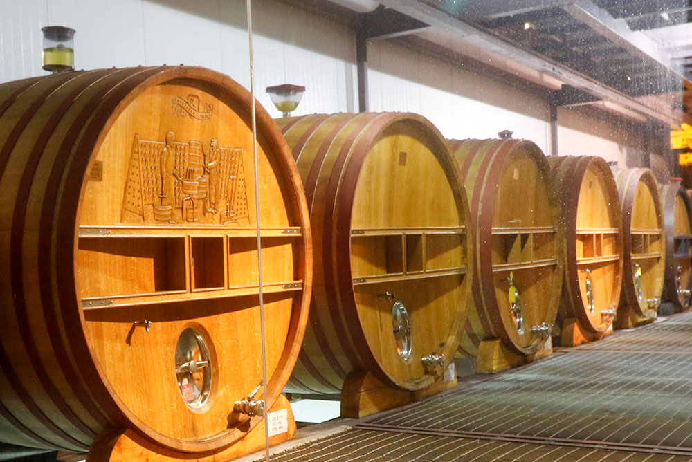 Sparkling Wines Barrels