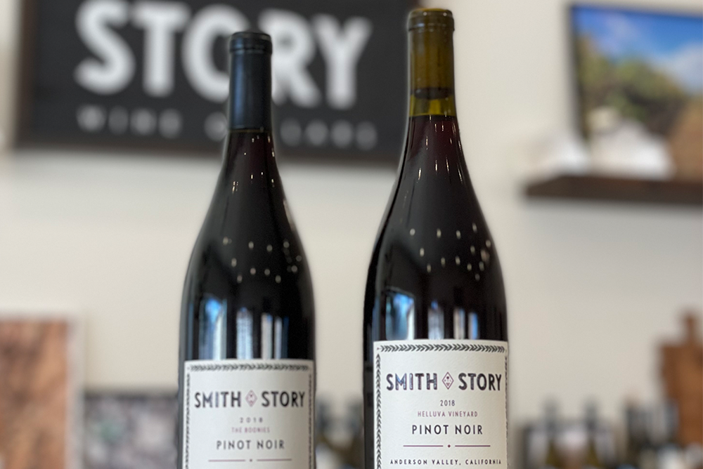 pinot noir bottles smith story