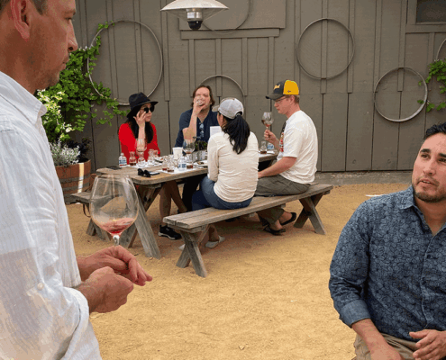 Phil Baxter Baxter Winery tasting