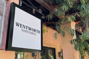 Wentworth Tasting room  sign