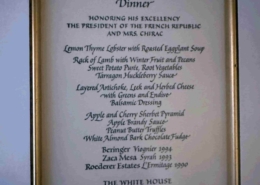 Roederer L'Ermitage White House Dinner