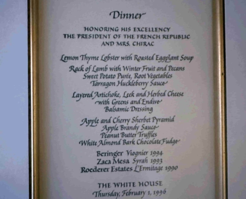 Roederer L'Ermitage White House Dinner