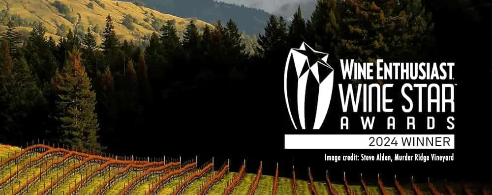 Murder Ridge Star Awards Narrow | Wine Country California | Andeson Valley Wines