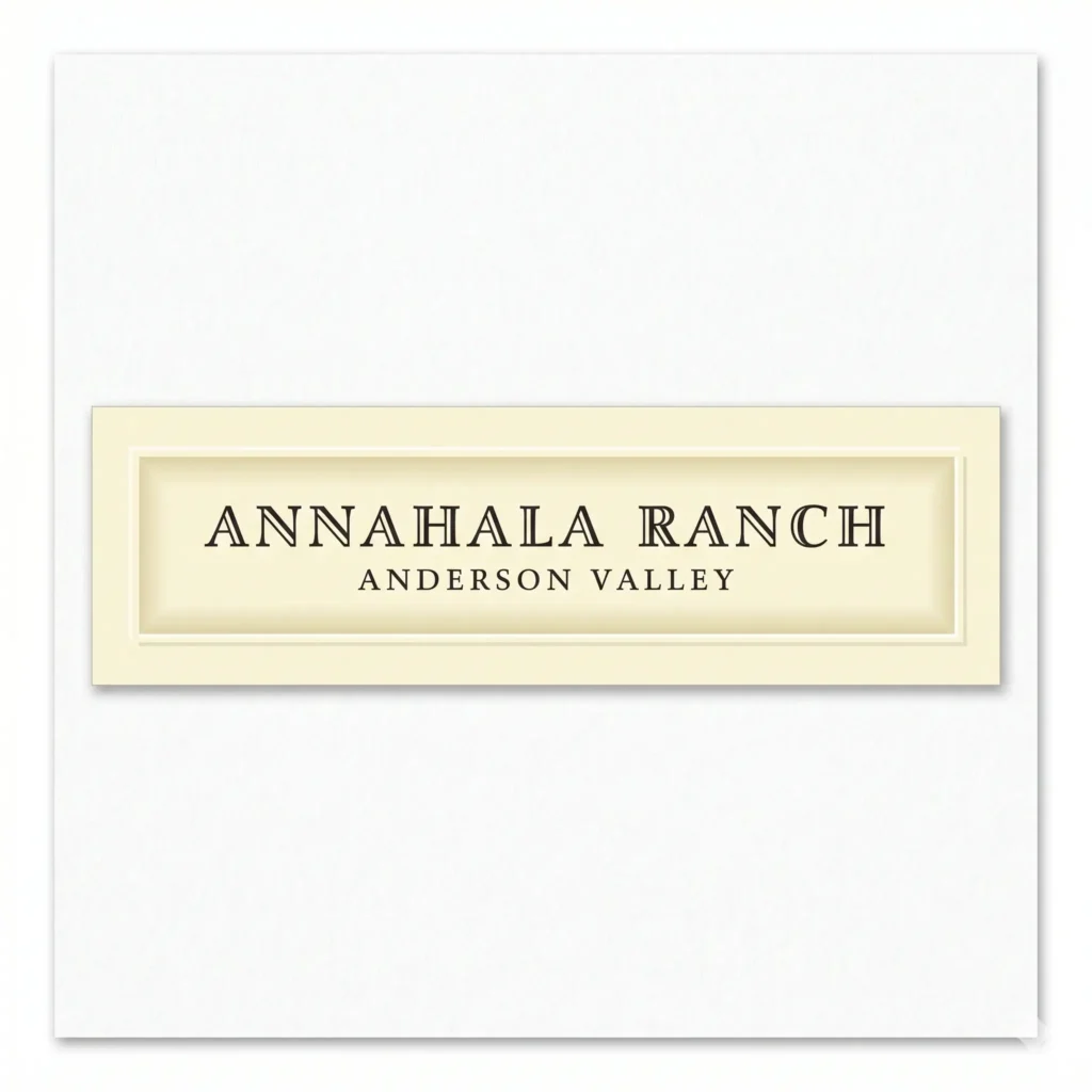 annahala ranch logo | Wine Country California | Andeson Valley Wines